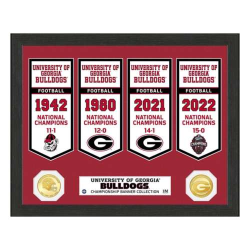 Georgia Bulldogs Football National Champions Banner Collection Photo Mint