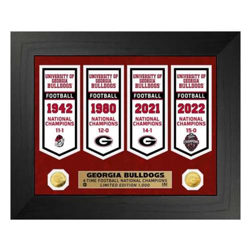 Georgia Bulldogs National Champions Deluxe Banner Collection Photo Mint
