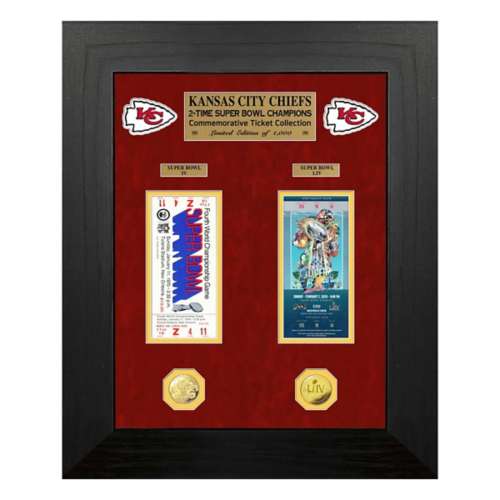 Highland Mint Super Bowl LVII Champions Kansas City Chiefs Deluxe Gold Coin  and Ticket Collection