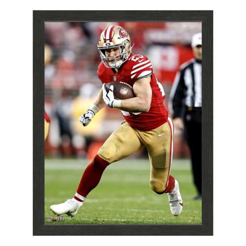 San Francisco 49ers Christian McCaffrey Autographed Framed Red