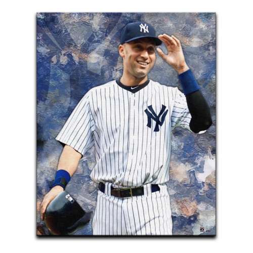 Highland Mint New York Yankees Derek Jeter 16"x20" Framed Canvas