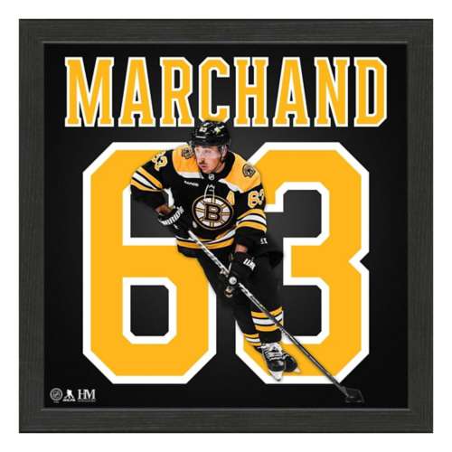 Highland Mint Boston Bruins Brad Marchand NHL Impact Jersey Frame