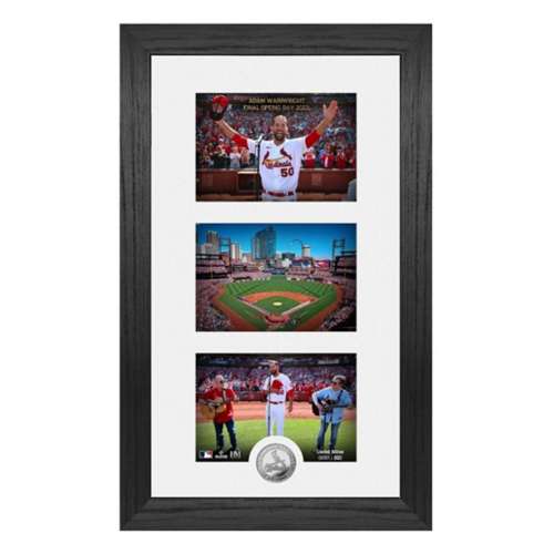 Adam Wainwright Final Opening Day Silver Coin Pano Photo Mint - St