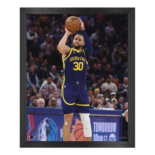 Highland Mint Golden State Warriors Stephen Curry 16"x20" Framed Canvas