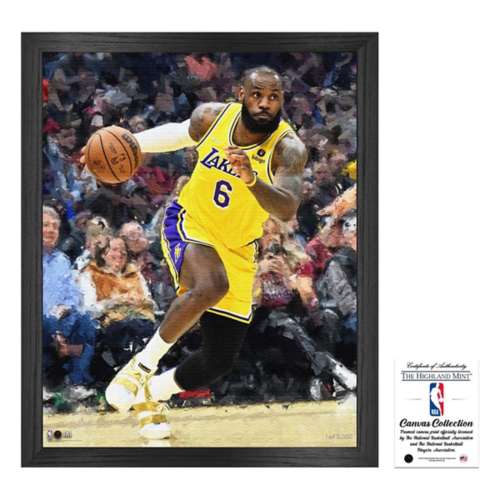 Highland Mint Los Angeles Lakers LeBron James 16x20 Canvas