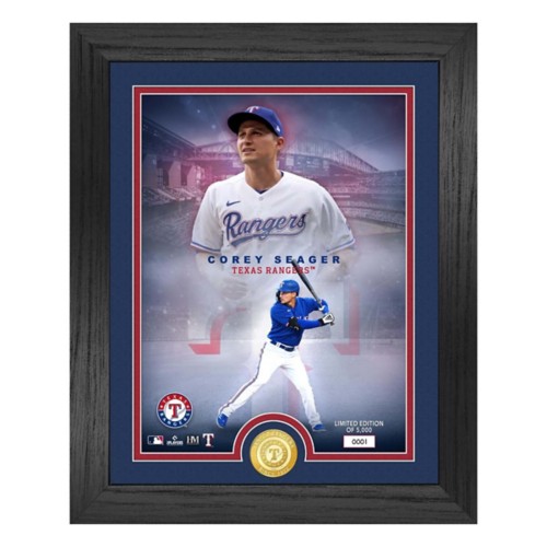 Highland Mint Corey Seager Texas Rangers Legends Bronze Coin Photo Mint