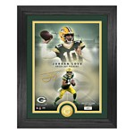 Highland Mint Jordan Love Green Bay Packers NFl Legends Bronze Coin Photo Mint - Thumbnail 1 of 2