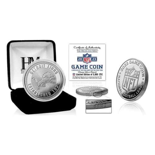 Highland Mint Detroit Lions 2023 NFL Game Flip Coin