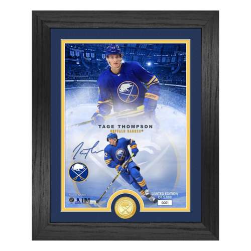 Highland Mint Buffalo Sabres Tage Thompson NHL Legends Bronze Coin Photo Mint