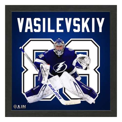 Highland Mint Tampa Bay Lightning Andrei Vasilevsky NHL Impact Jersey Frame