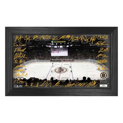 Highland Mint Boston Bruins 2023-24 Signature Rink Frame
