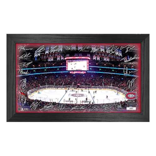 Highland Mint Montreal Canadiens 2023-24 Signature Rink Frame