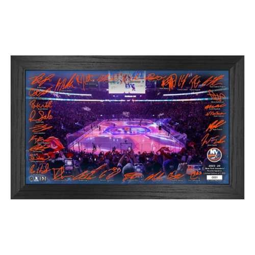 Highland Mint New York Islanders 2023-24 Signature Rink Frame