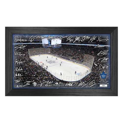 Highland Mint Toronto Maple Leafs 2023-24 Signature Rink Frame
