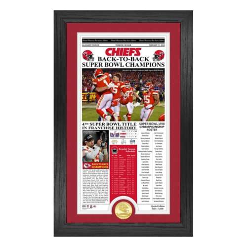 Kansas City Chiefs Super Bowl LVIII Champions Front Page Cover Bronze