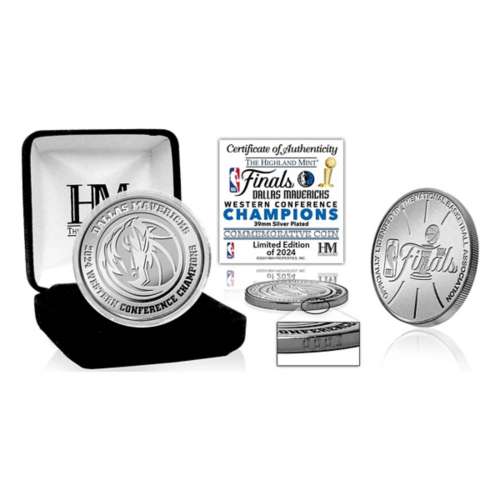 Highland Mint Dallas Mavericks 2024 NBA Western Conference Champions Silver Coin