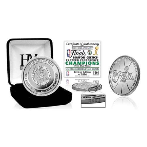 Highland Mint Boston Celtics 2024 NBA Eastern Conference Champions Silver Coin