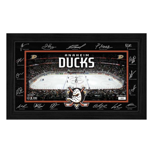 Highland Mint Anaheim Ducks 2025 Signature Rink Frame - Primary Image