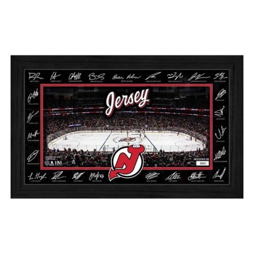 Highland Mint New Jersey Devils 2025 Signature Rink Frame - Primary Image