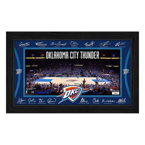 Highland Mint Oklahoma City Thunder 2025 Signature Court Frame - Primary Image