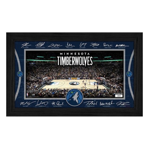 Highland Mint Minnesota Timberwolves 2025 Signature Court Frame - Primary Image