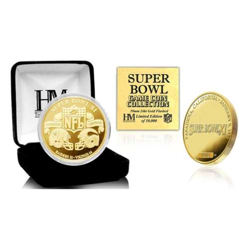 Super Bowl XI Gold Flip Coin