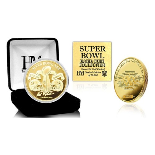 Super Bowl XXX Gold Flip Coin - Primary Image