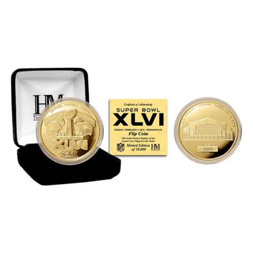 Super Bowl XLVI Gold Flip Coin