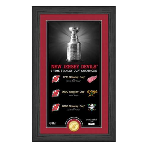 New Jersey Devils "Legacy" Supreme Bronze Coin Panoramic Photo Mint