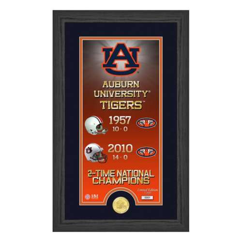 Auburn University Tigers "Legacy" Supreme Minted Coin Panoramic Photo Mint