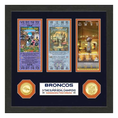 Denver Broncos SB Championship Ticket Collection