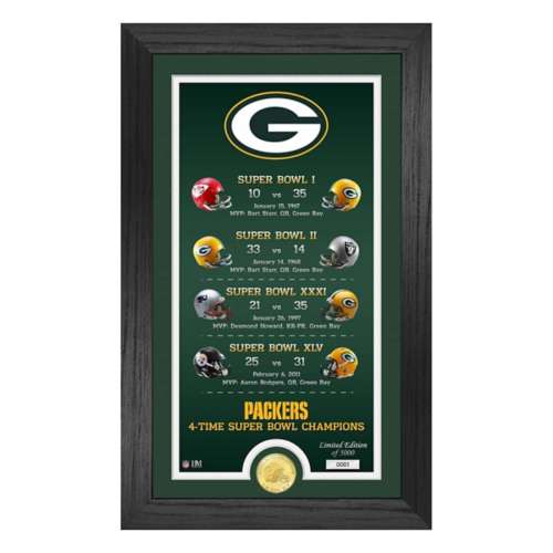 Green Bay Packers "Legacy" Bronze Coin Photo Mint