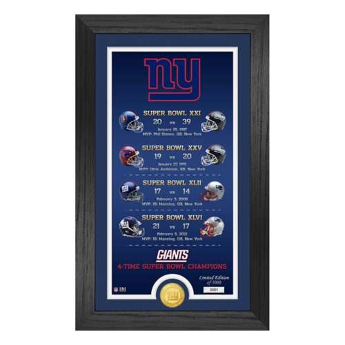 New York Giants "Legacy" Bronze Coin Photo Mint