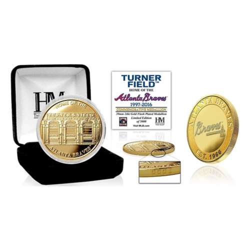 Highland Mint Atlanta Braves "Stadium" Gold Mint Coin