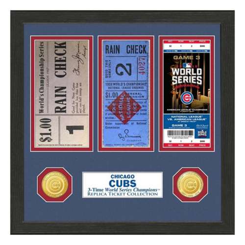 Highland Mint Chicago Cubs Framed Tickets