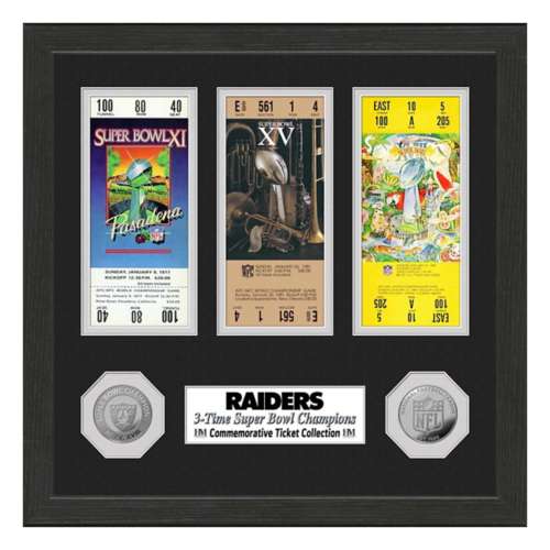 Las Vegas Raiders Super Bowl Ticket Collection