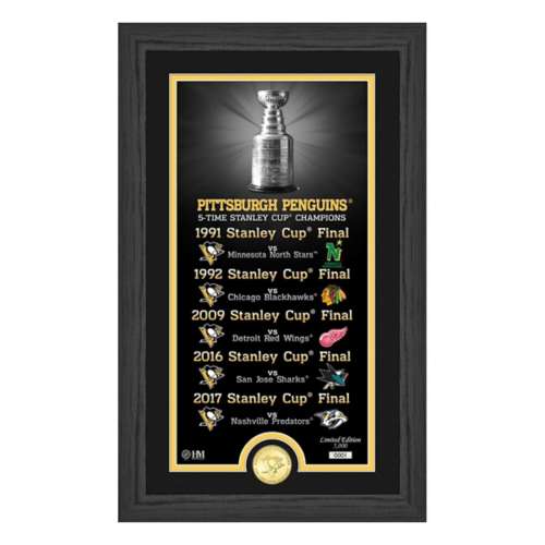 Pittsburgh Penguins "Legacy" Bronze Coin Photo Mint
