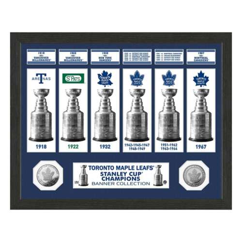 Toronto Maple Leafs Stanley Cup Banner Collection Photo Mint