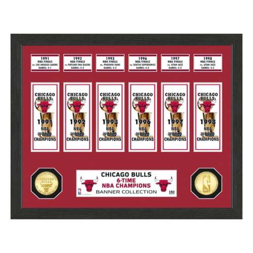 Highland Mint Chicago Bulls Banner Coin Plaque