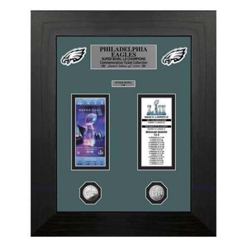 Philadelphia Eagles Super Bowl Champions Deluxe Gold Coin & Ticket Collection