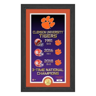 Clemson University Tigers 3-Time National Champions 