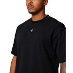 Men's Three Nails Heavyweight Cotton Oversized Training T-Shirt - Thumbnail 2 of 4