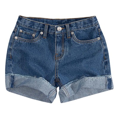 Grade School Girls' Levi's Cuffed Girlfriend Shorty Short | SCHEELS.com