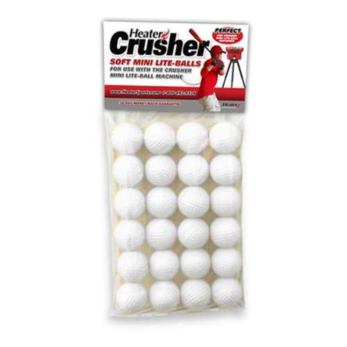 Crusher White Mini-Balls (24 Pack)
