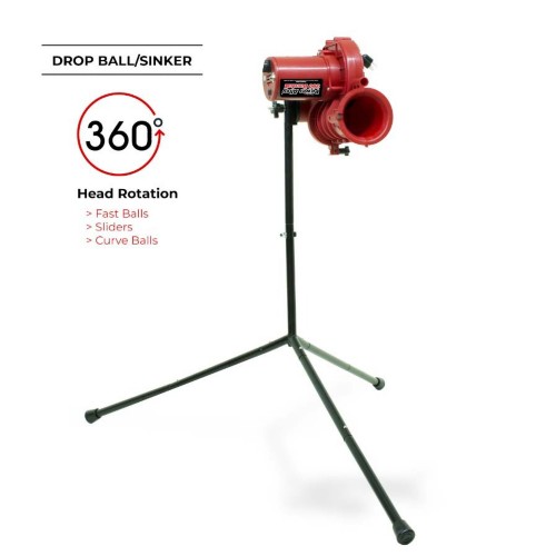 PowerAlley Lite 360 Baseball Machine & Power Alley Cage