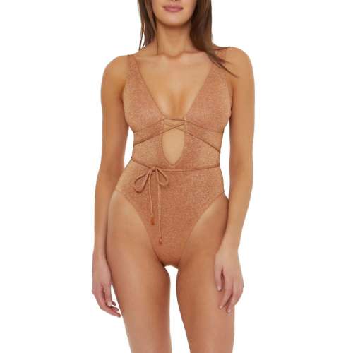 Women's Isabella Rose Maillot Plunge One Piece Swimsuit