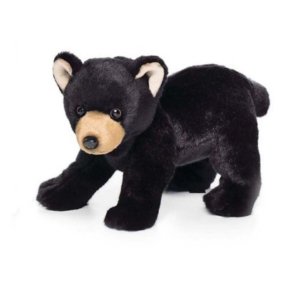 small stuffed black bear