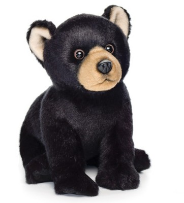 Demdaco Nat & Jules Small Black Bear Plush Animal | SCHEELS.com