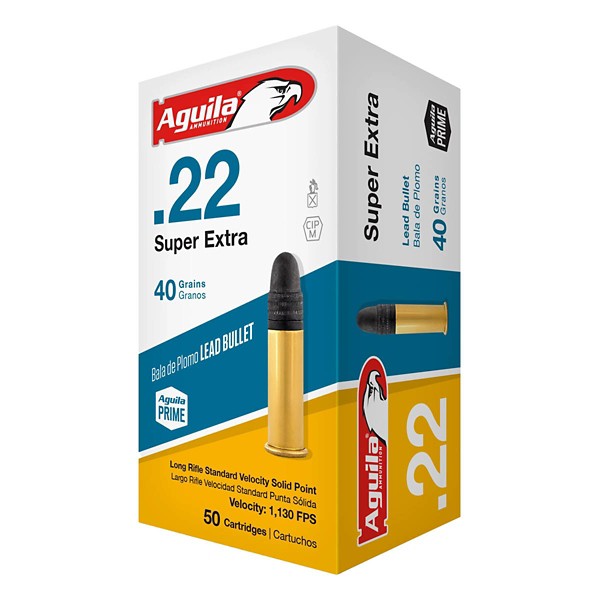 AGUILA Super Extra Standard Velocity Rimfire Ammunition