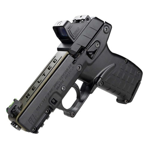 Kel-Tec P17 With Threaded Barrel & Viridian RFX-11 Green Dot 22 Long Rifle Pistol